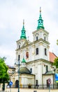 View of the saint florian church in the polish city krakow....IMAGE