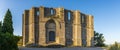 View of Saint FÃÂ©lix de Montceau abbey in Gigean in HÃÂ©rault in Occitanie, France