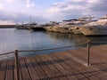 View of Saint George luxury marina in Hamra Beirut, Lebanon. Lebanon