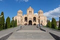 View of the Saint Gregory the Illuminator Cathedral, Yerevan, Armenia Royalty Free Stock Photo