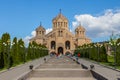 View of the Saint Gregory the Illuminator Cathedral, Yerevan, Armenia Royalty Free Stock Photo
