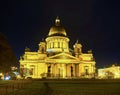 The Saint Isaac`s Cathedral in Saint Petersburg, Russia Royalty Free Stock Photo