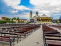 View of the Saint James Church, Medjugorje, Bosnia and Herzegovina Royalty Free Stock Photo