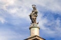 Saint Mary statue in front of Papal Basilica of Saint Mary Major in Rome, Italy Royalty Free Stock Photo