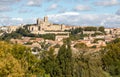 View of the Saint-Nazaire Cathedral of Beziers from the Fonseranes locks - Herault - Occitania - France