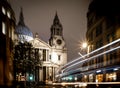 The view of Saint Paul Cathedral in London, England Royalty Free Stock Photo
