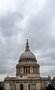 Saint Paul Cathedral`s dome, London, England Royalty Free Stock Photo