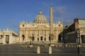 View of Saint Peter`s Basilica, Vatican city, Rome, Italy Royalty Free Stock Photo