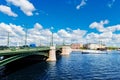 View of Saint Petersburg. Birzhevoy Bridge