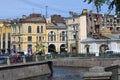 View of Saint-Petersburg city, Russia. Griboedov's canal Royalty Free Stock Photo