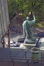 View of Saint-Petersburg city, Russia, from the top of Saint Isaak Cathedral Royalty Free Stock Photo