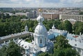 View of Saint-Petersburg from the Smolny Cathedral bell tower