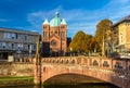 View of Saint-Pierre-le-Jeune church in Strasbourg