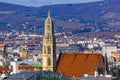 View from Saint Stephan cathedral in Vienna Austria Royalty Free Stock Photo