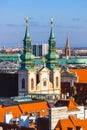 View from Saint Stephan cathedral in Vienna Austria Royalty Free Stock Photo