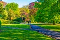 View of the Saint Stephen's Green park in Dublin, Ireland Royalty Free Stock Photo