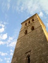 View of saint tower take on Toledo over blue sky