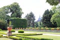 Royal Garden in Summer Royalty Free Stock Photo