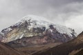 View of Sajama volcano, the highest mountain.