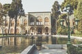 View of Salam Hall building, part of Golestan Palace in Tehran,