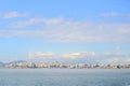 View of salamis island city. Athens, Greece Royalty Free Stock Photo