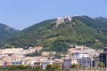 View of Salerno city with Arechi Castle