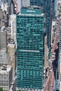 View of the Salesforce Building from The Summit observation deck at One Vanderbilt in Manhattan, New York City Royalty Free Stock Photo