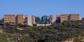 View of The Salk Institute and UCSD Rady School of Management building, La Jolla California