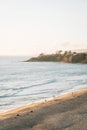 View of Salt Creek Beach and cliffs, in Dana Point, Orange County, California Royalty Free Stock Photo