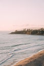 View of Salt Creek Beach and cliffs, in Dana Point, Orange County, California Royalty Free Stock Photo
