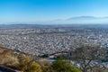 View of Salta, northern Argentina from San Bernardo Hill Royalty Free Stock Photo