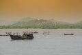 View of Salween river in Mawlamyine ,Myanmar.