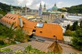 View Of Salzburg City From Hohensalzburg Royalty Free Stock Photo