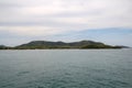 View of Samaesarn island look for the boat at thailand Royalty Free Stock Photo