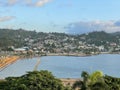 A view of the Samana bay, the town of Samana, Dominican Republic, 2024 Royalty Free Stock Photo