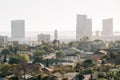 View of San Diego from Grant Hill Neighborhood Park in San Diego, California Royalty Free Stock Photo