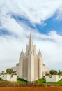 View of San Diego Temple from the west.La Jolla community.California.USA