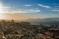 A view of San francisco bay area from Coit Tower Royalty Free Stock Photo