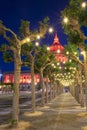 View of San Francisco City Hall illuminated at night Royalty Free Stock Photo