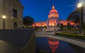 View of San Francisco City Hall illuminated at night Royalty Free Stock Photo