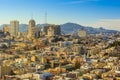 View of San Francisco from the Coit Tower Royalty Free Stock Photo