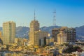 View of San Francisco from the Coit Tower Royalty Free Stock Photo