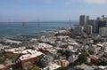 View of San Francisco from Coit Tower - San Francisco Royalty Free Stock Photo