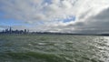 San Francisco Skyline - Golden Gate Bridge Royalty Free Stock Photo