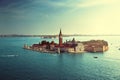 View of San Giorgio island, Venice, Italy Royalty Free Stock Photo
