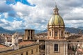 View of San Giuseppe dei Teatini church from roof of Santa Caterina church in Palermo, Sicily Royalty Free Stock Photo