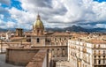 View of San Giuseppe dei Teatini church from roof of Santa Caterina church in Palermo, Sicily Royalty Free Stock Photo