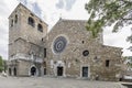 san Giusto cathedral bell tower and facade, Trieste, Friuli, Italy