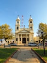 A view of San Jose Parish at Plaza Independencia Independence Square