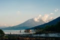 View of San Juan La Laguna on Lake Atitlan Royalty Free Stock Photo